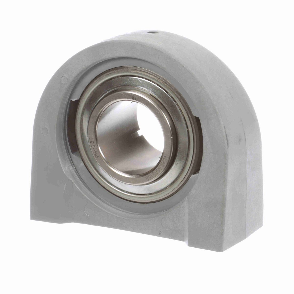 Sealmaster Mounted Composite Tapped Base Pillow Block Ball Bearing - 52100 Bearing Steel, Phosphorus Nickel Coated - Concentric Lock - Corrosion Resistant - Reduced Maintenance - Lubed for Life - CRTBC-PN23T RMW