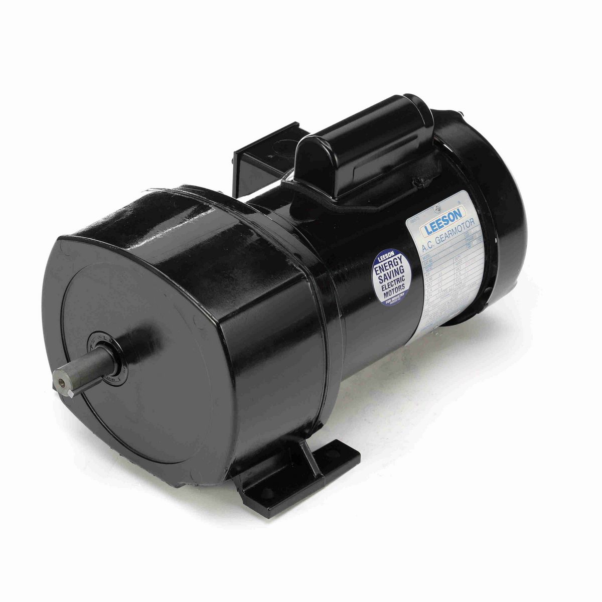 LEESON Parallel Shaft Gearmotor, 0.33 HP, 1 Ph, 60 Hz, 115/208-230 V, 41 RPM, 48Y Frame, TEFC - 107011.00