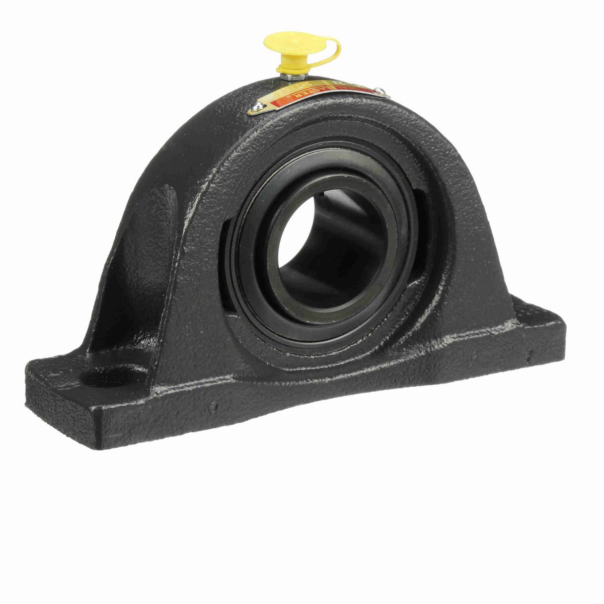 Sealmaster Mounted Cast Iron Two Bolt Low Base Pillow Block Ball Bearing - 52100 Bearing Steel, Black Oxided - Setscrew Lock - NPL-23