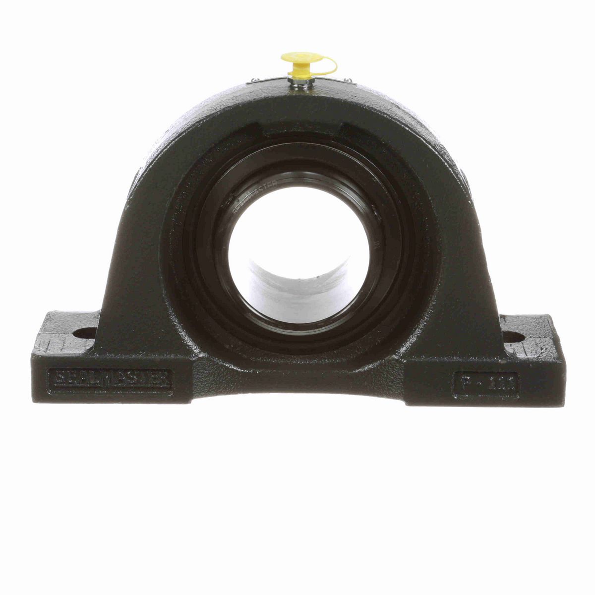 Sealmaster Mounted Cast Iron Two Bolt Pillow Block Ball Bearing - 52100 Bearing Steel, Black Oxided - Double Setscrew Lock - Air Handling Housing Fit, Noise Tested - NPD-39 CXU
