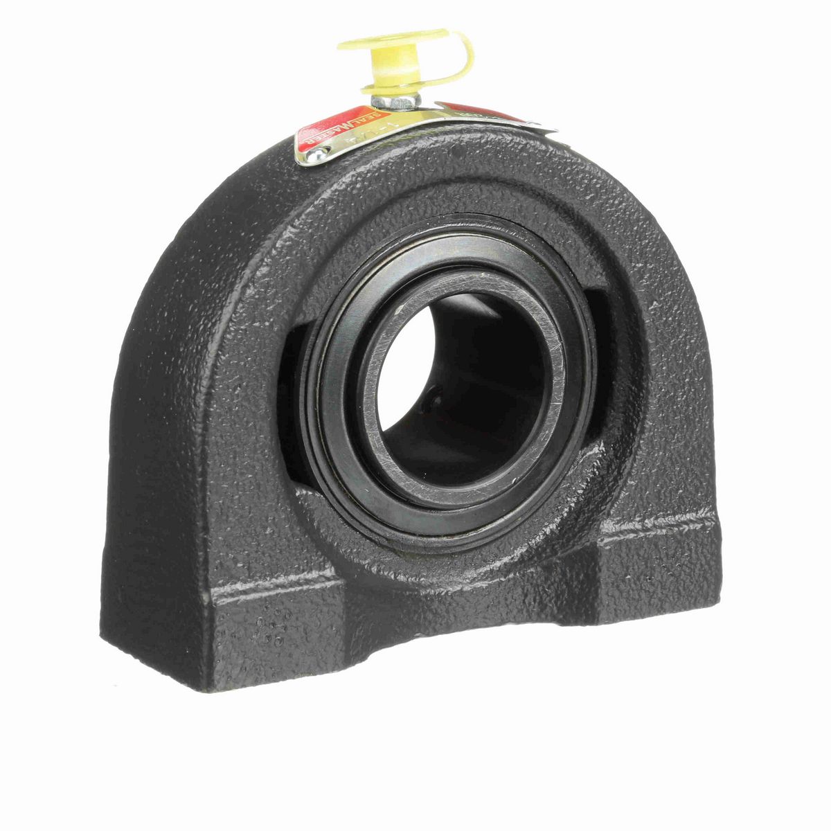 Sealmaster Mounted Cast Iron Tapped Base Pillow Block Ball Bearing - 52100 Bearing Steel, Black Oxided - Setscrew Lock - TB-20R