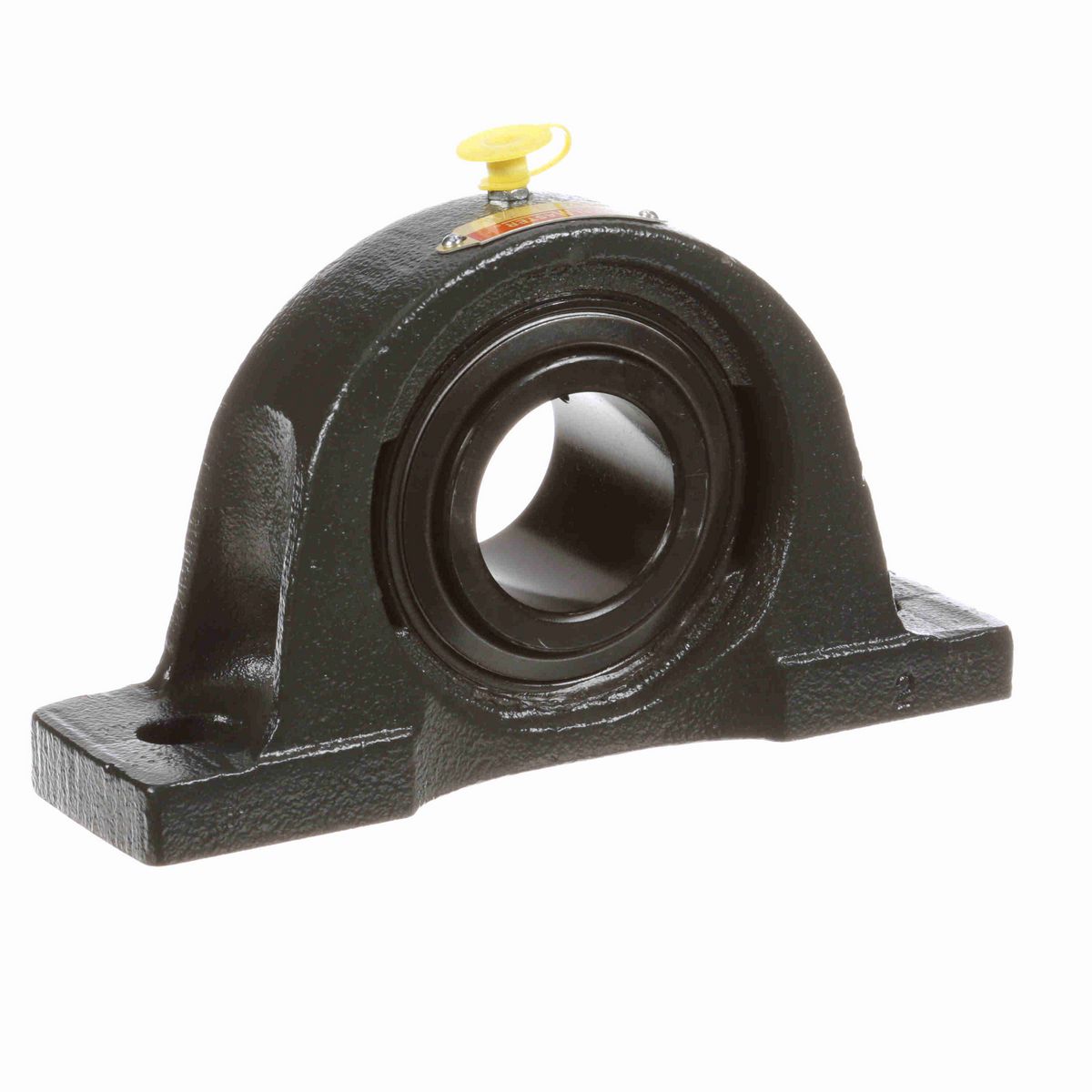 Sealmaster Mounted Cast Iron Two Bolt Low Base Pillow Block Ball Bearing - 52100 Bearing Steel, Black Oxided - Setscrew Lock - NPL-27