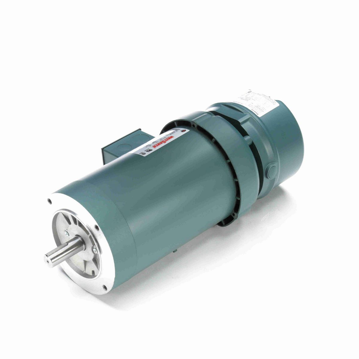 LEESON Brake Motor, 1.50 HP, 3 Ph, 60 Hz, 230/460 V, 1800 RPM, 145TC Frame, TEFC - 122252.00