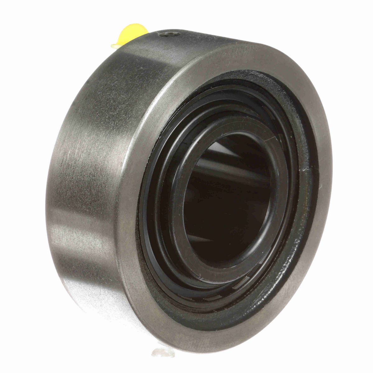 Sealmaster Mounted Cast Iron Cylindrical Cartridge Ball Bearing - 52100 Bearing Steel, Black Oxided - Setscrew Lock - MSC-32C