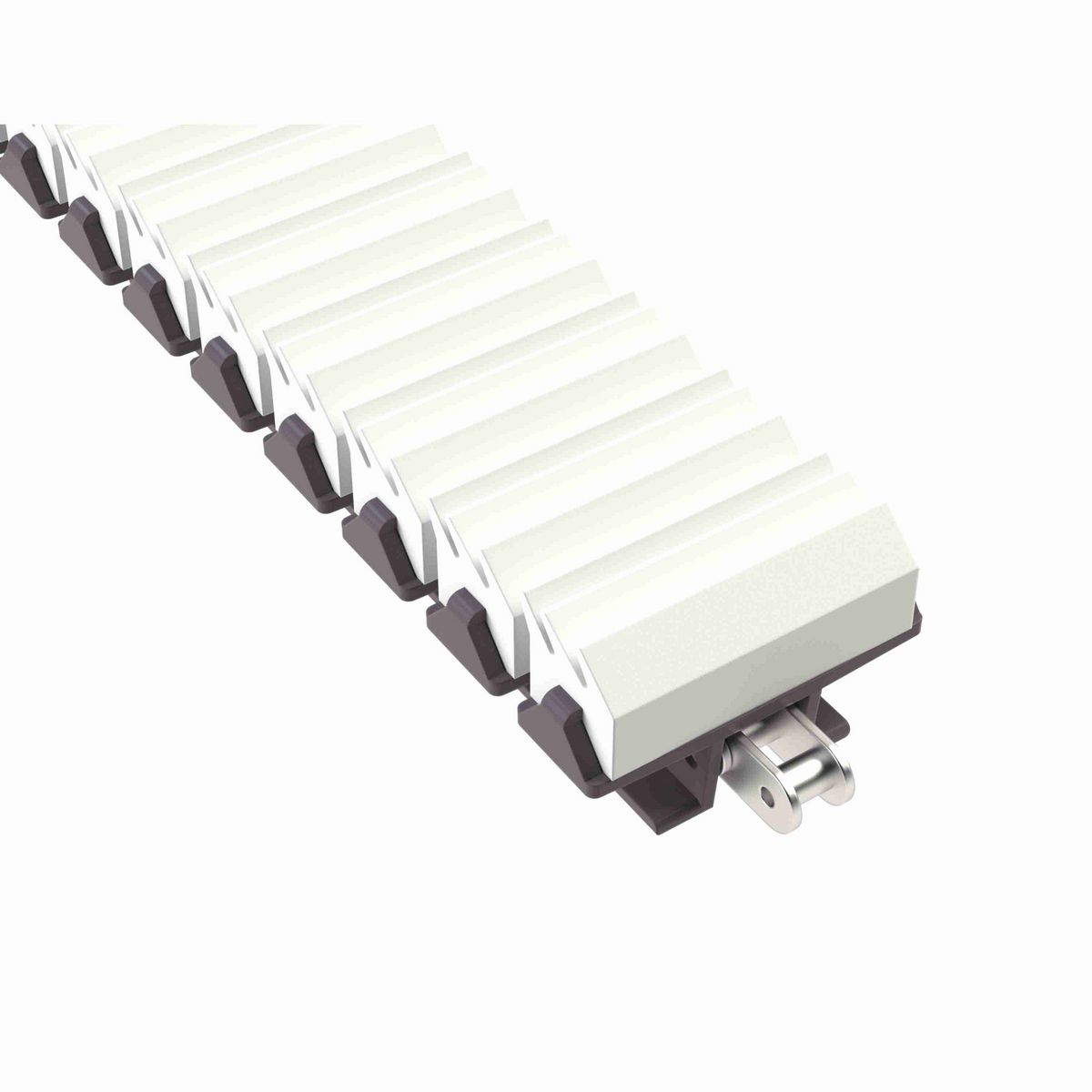 Rexnord 1873TAB SideGrip™ Side-flexing, Material: Brown High Performance, Width: 3.75in, Pitch: 1.5in - 81420502