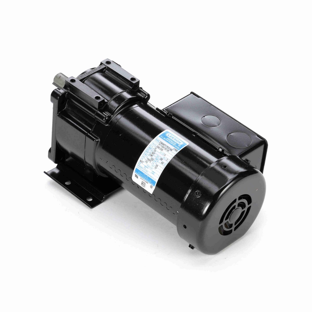 LEESON Parallel Shaft Gearmotor, 0.17 HP, 3 Ph, 60 Hz, 208-230 V, 90 RPM, 38 Frame, TEFC - M1145125.00