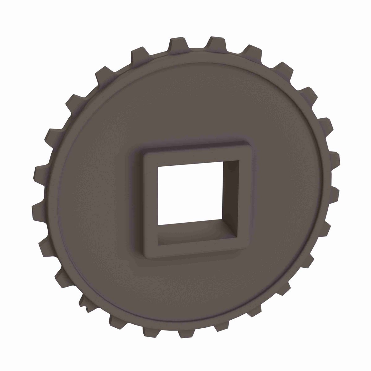 Rexnord 5930 Series Solid One Piece Molded Acetal Sprocket with 25 Teeth and a 40mm Square Bore - 114-692-11