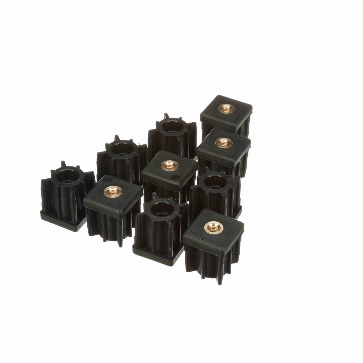 System Plast Tube End (Square); Series: VG-552, Thread: 3/8-16 for a 1-1/2 Sq. Tube - VG-552-B38