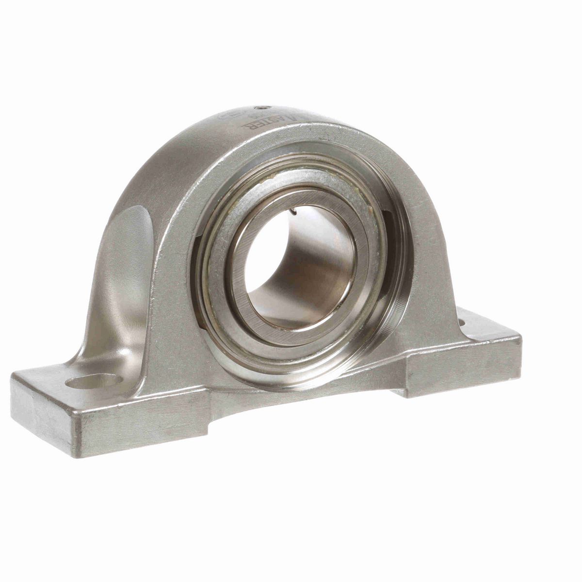 Sealmaster Mounted Stainless Steel Two Bolt Pillow Block Ball Bearing - 52100 Bearing Steel, Phosphorus Nickel Coated - Setscrew Lock - Corrosion Resistant - Reduced Maintenance - Lubed for Life - CRPS-PN209 RMW