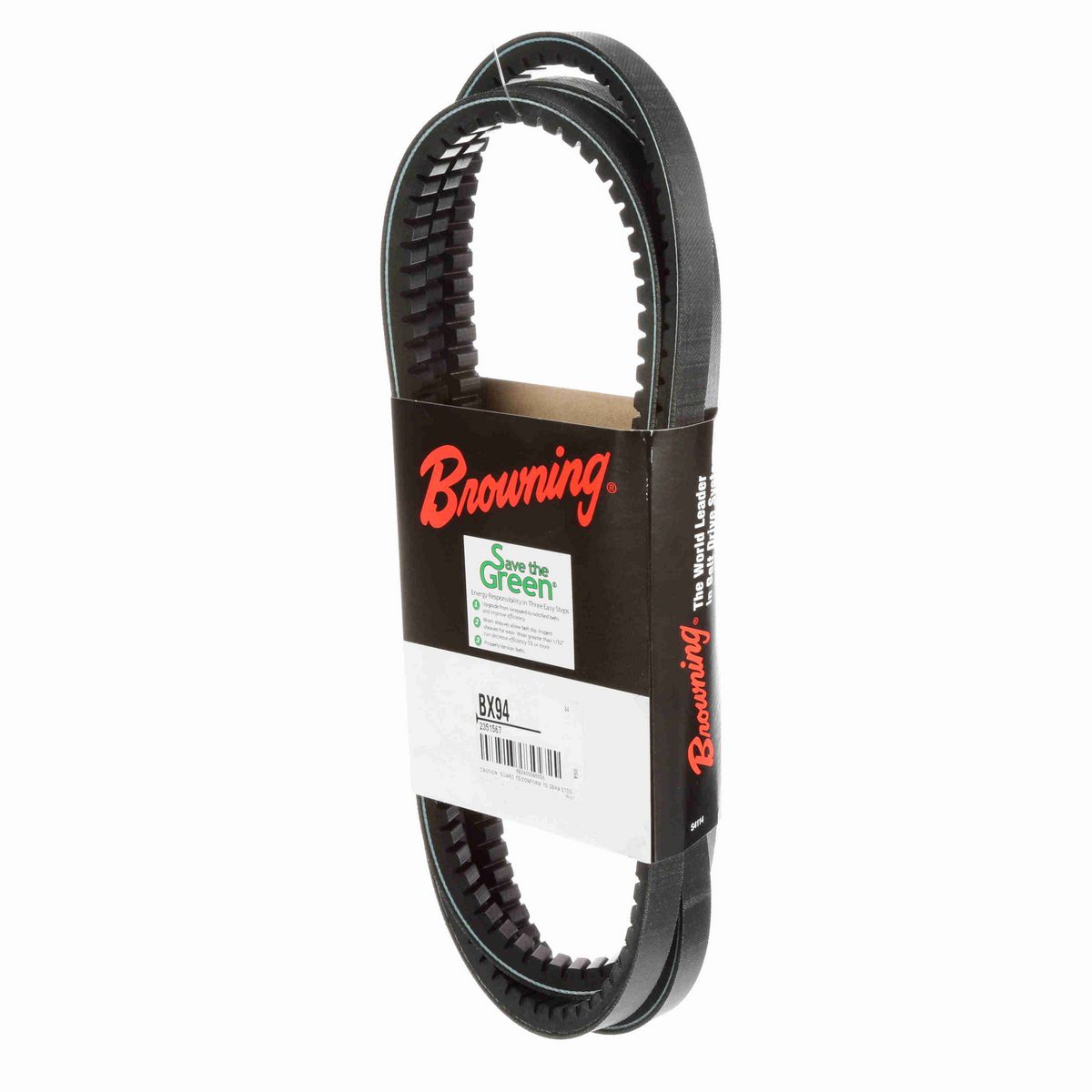 Browning EPDM Notched Belt 98% Efficient - BX94