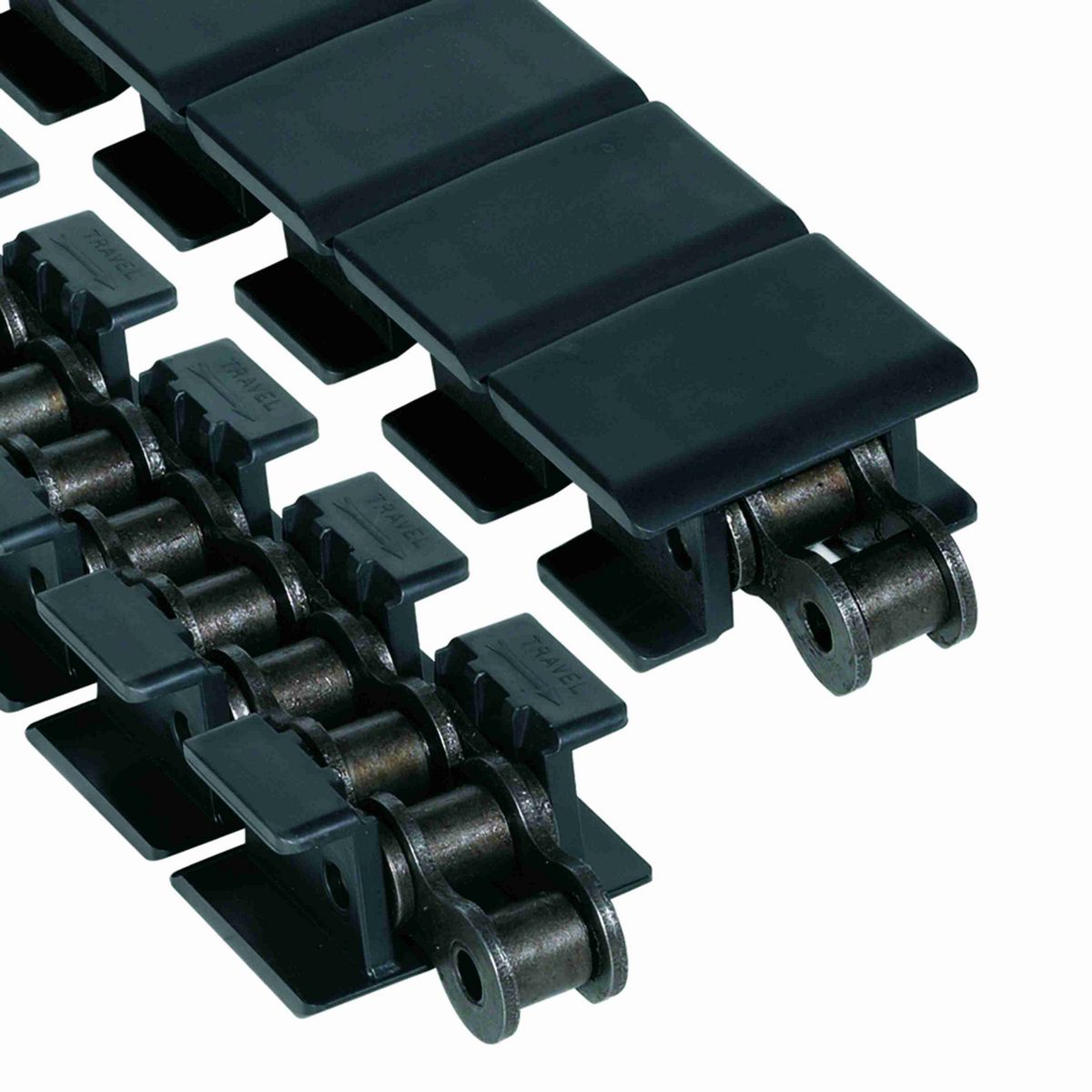 Rexnord 1883TAB Side-flexing , Material: Black Wear Resistant, Width: 3.25in, Pitch: 2in - 81406472