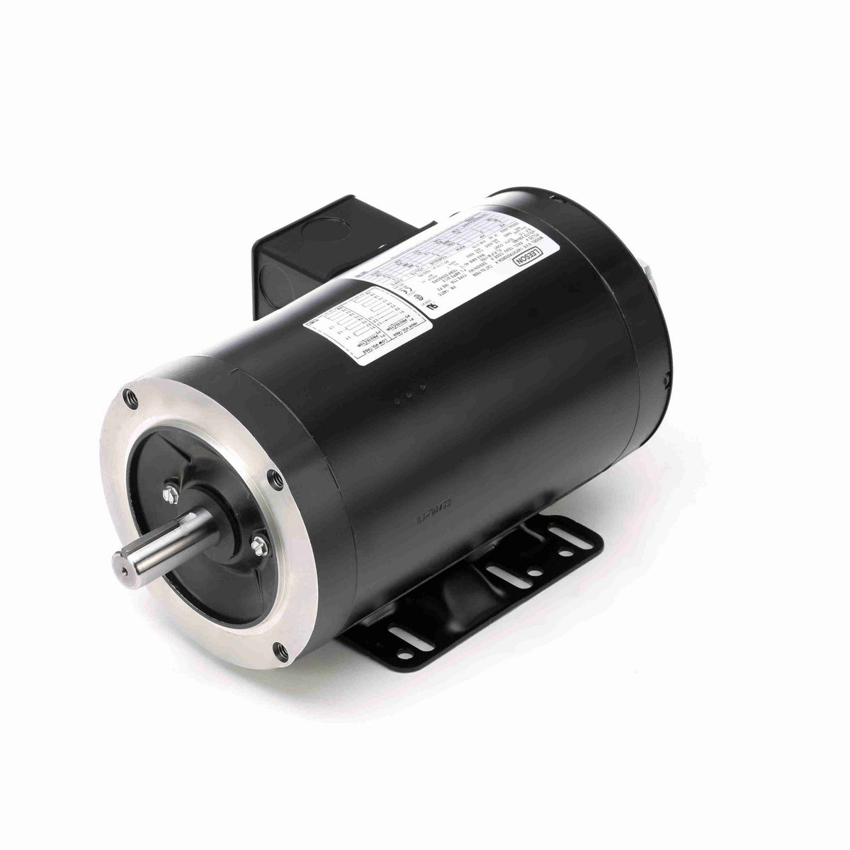 LEESON Speed Ratio Motor, 1 HP, 3 Ph, 60 Hz, 230/460 V, 1800 RPM, 143TC Frame, TENV - Y536