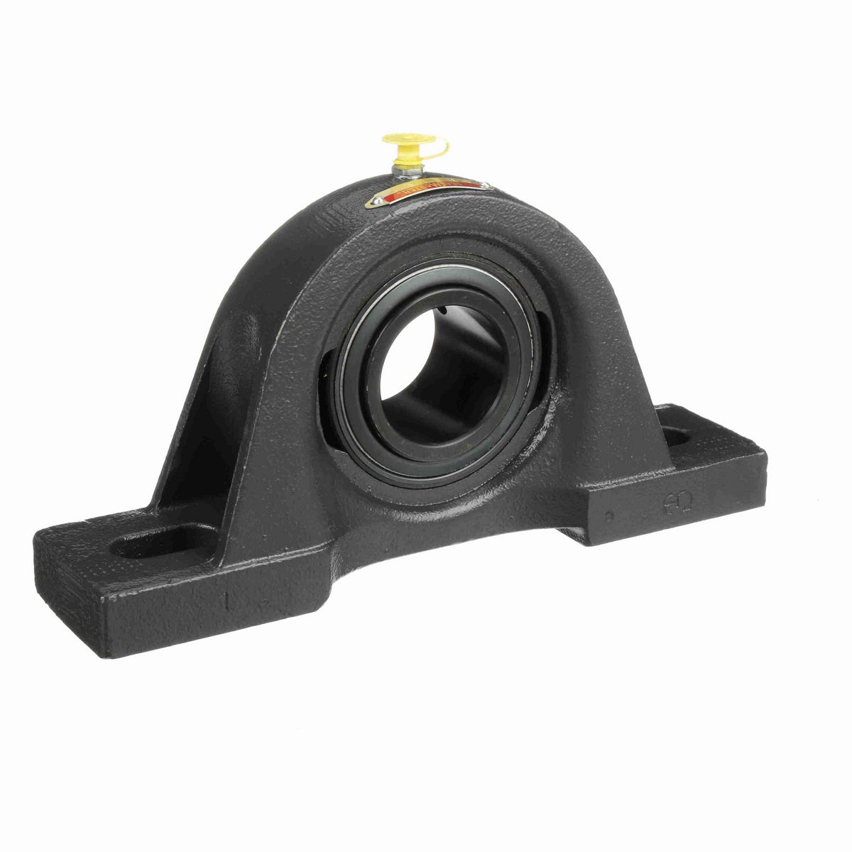 Sealmaster Mounted Cast Iron Two Bolt Pillow Block Ball Bearing - 52100 Bearing Steel, Black Oxided - Setscrew Lock - SP-31