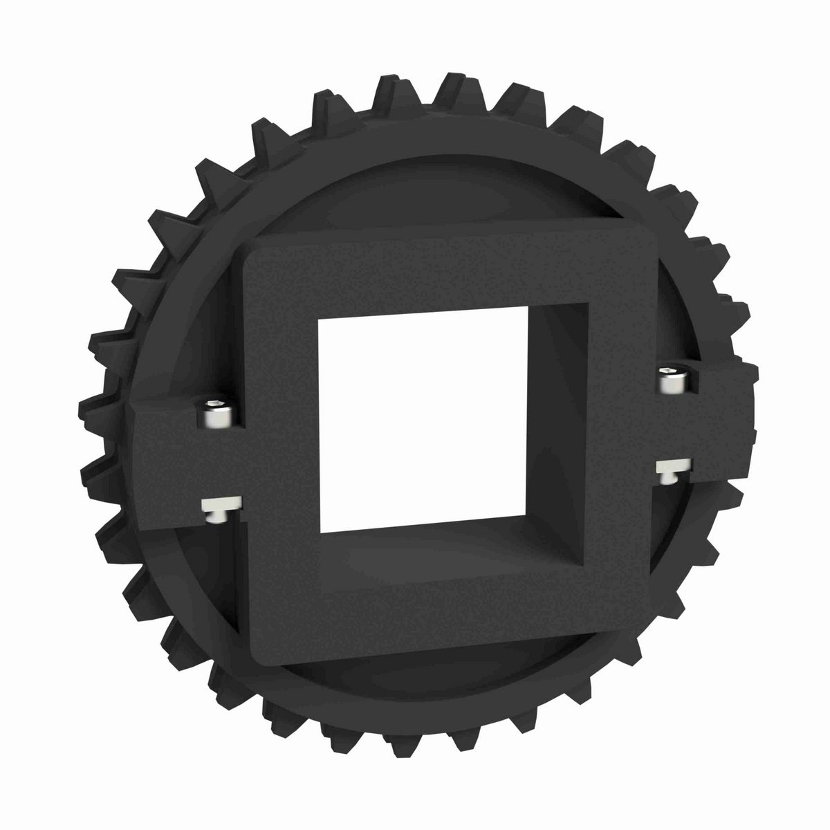 Rexnord 1500 Series Split Molded Nylon Sprocket with 32 Teeth and a 60mm Square Bore - 614-211-2