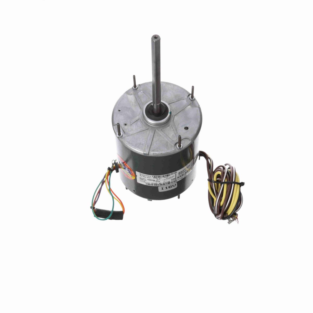 Genteq HEAT SHIELD® Condenser Fan Motor, 3/4 HP, 1 Ph, 60 Hz, 208-230 V, 1075 RPM, 1 Speed, 48 Frame, CLOSEDAO - 3731HS