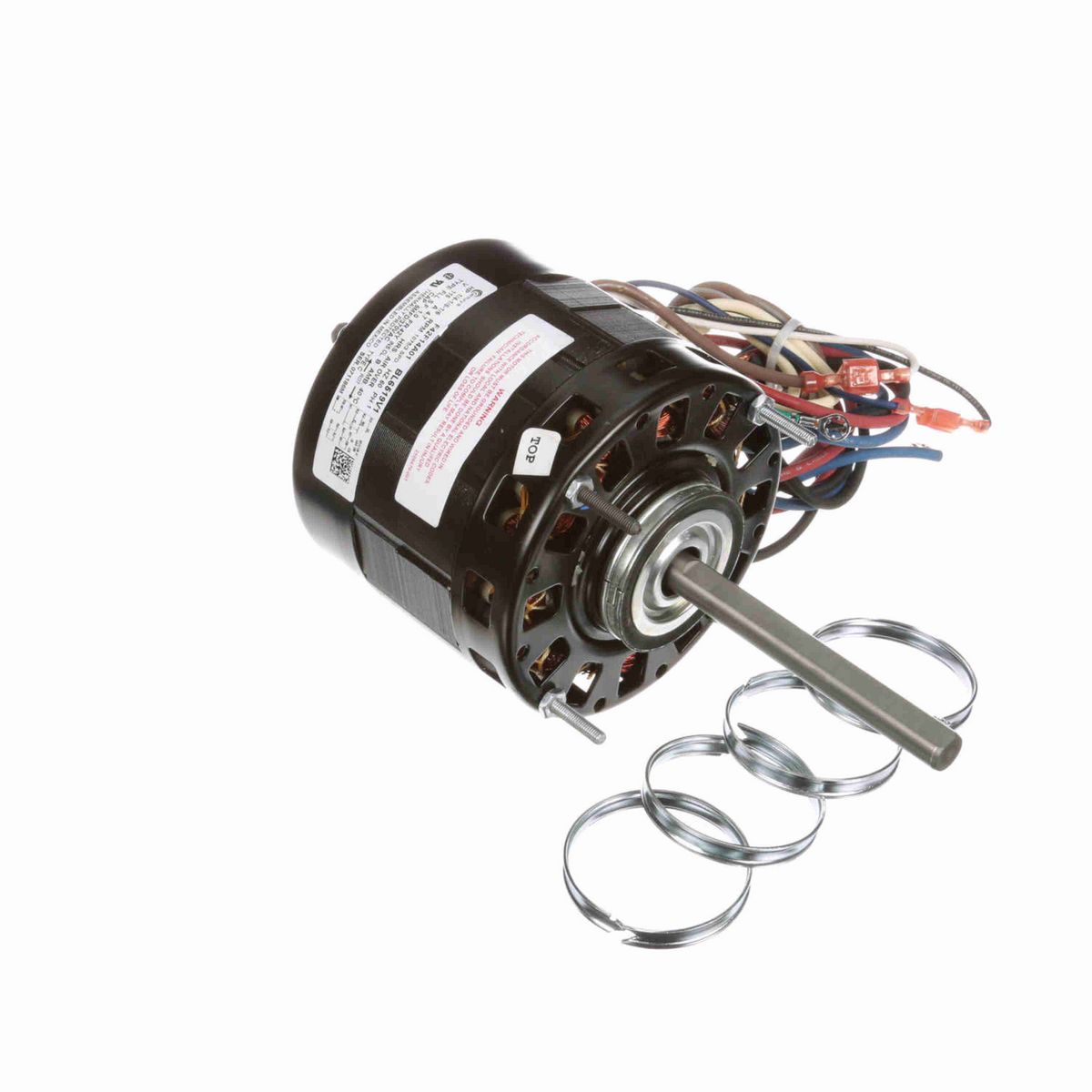 Century Fan and Blower Motor, 1/4,1/5,1/6 HP, 1 Ph, 60 Hz, 115 V, 1075 RPM, 3 Speed, 42 Frame, OAO - BL6519V1A