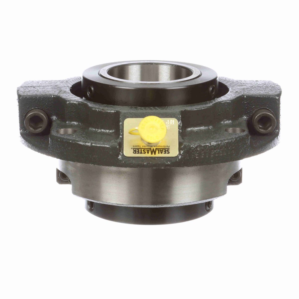 Sealmaster Mounted Cast Iron Piloted Flange Tapered Roller - 52100 Bearing Steel - Double Collar Mount Lock - RFP 207