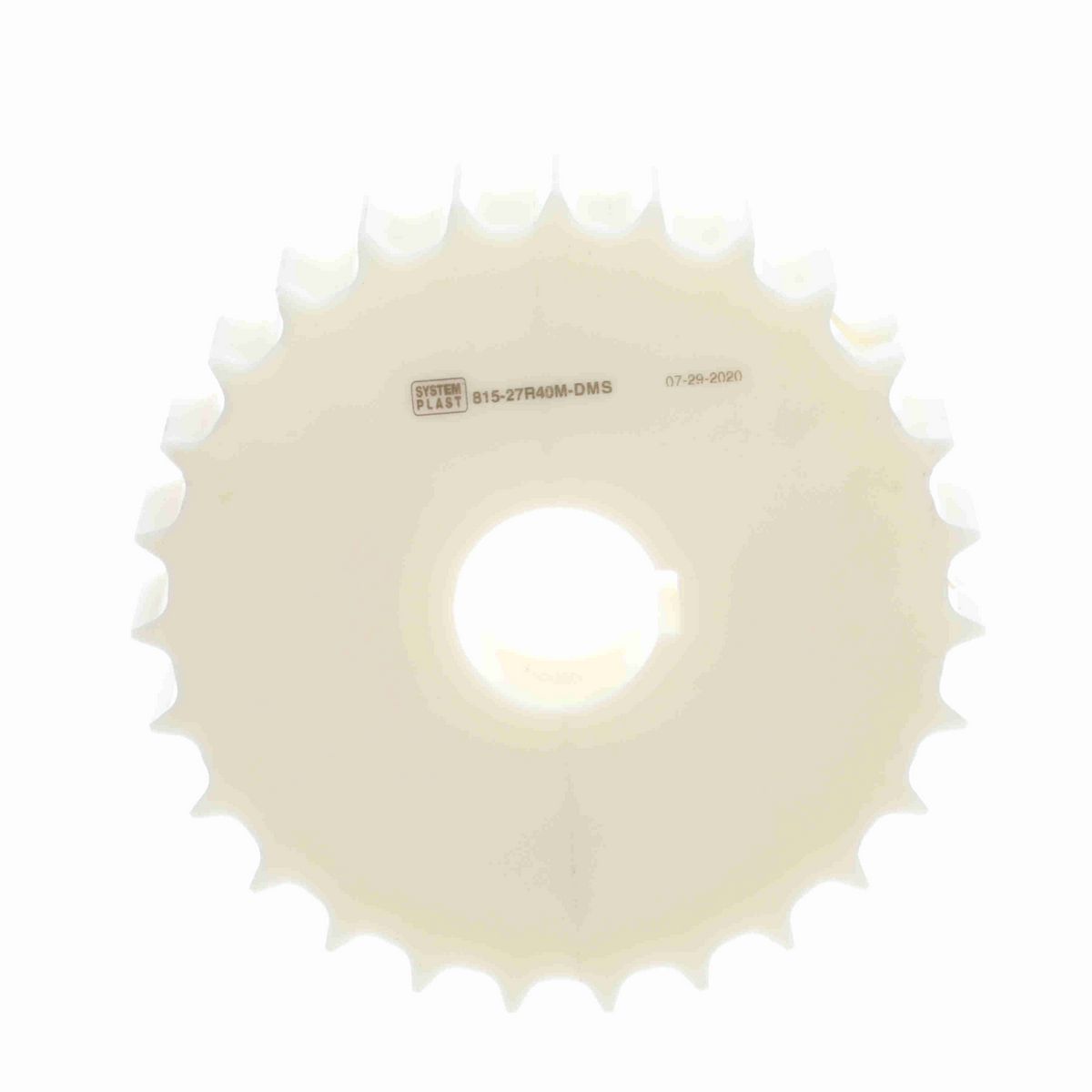 System Plast 815 Series Split Machined Sprocket with 27 Teeth and a 40mm Round Shaft-Ready Bore - 815-27R40M-DMS