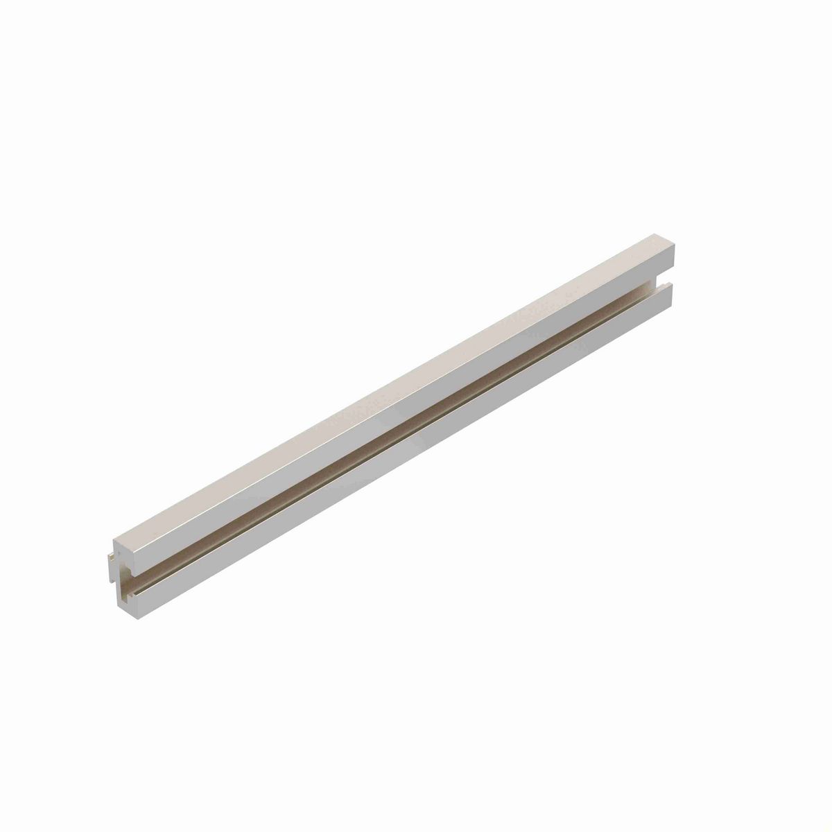 System Plast Combination Group B (Rail): 1.24"W X 0.47"H X 240"L Aluminum - VG-A900-20