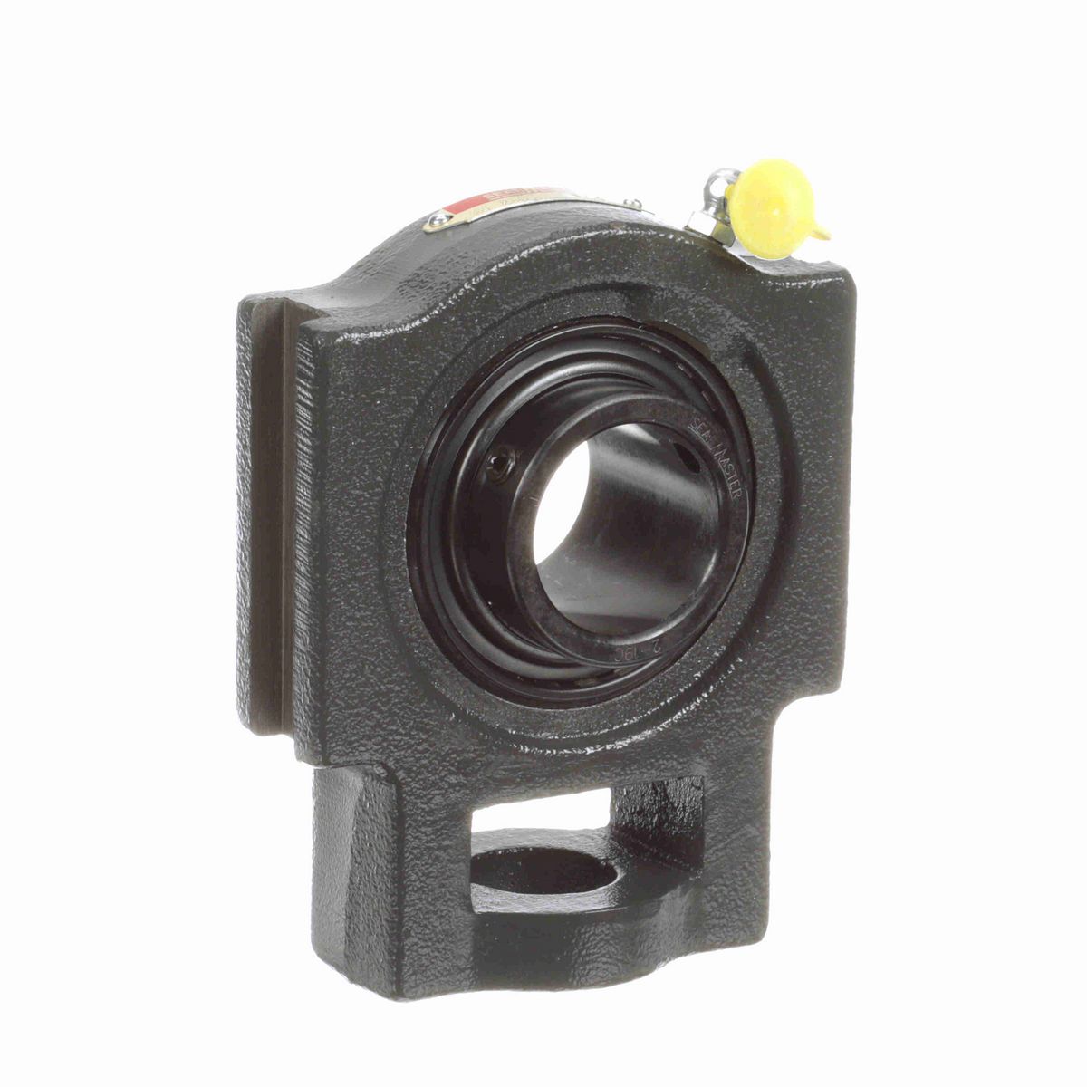 Sealmaster Mounted Cast Iron Wide Slot Take Up Ball Bearing - 52100 Bearing Steel, Black Oxided - Setscrew Lock - ST-25C