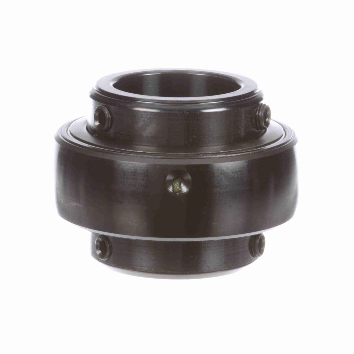 Sealmaster Mounted Insert Only Ball Bearing - 52100 Bearing Steel, Black Oxided - Double Setscrew Lock - 3-112D