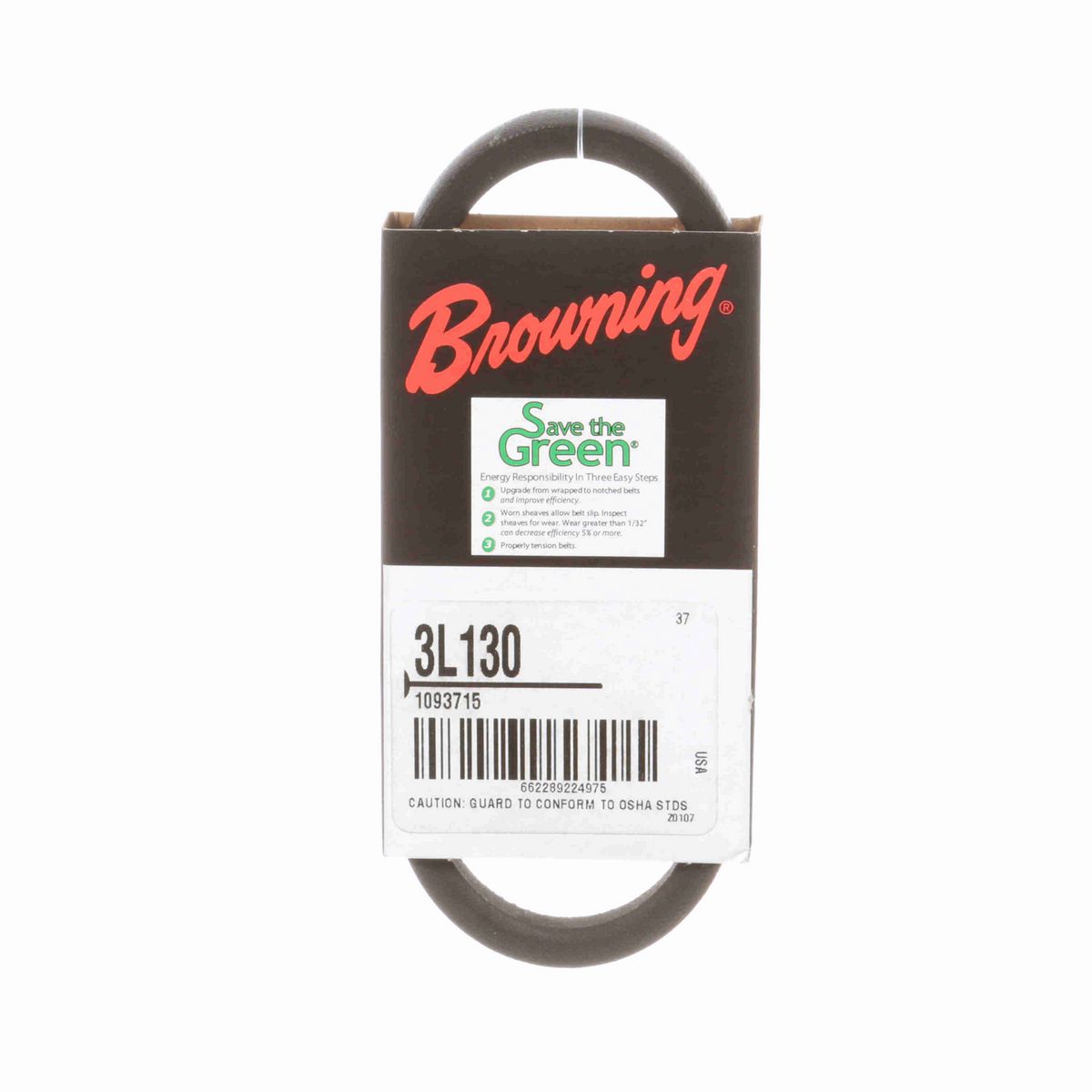 Browning Rubber FHP Belt - 3L130