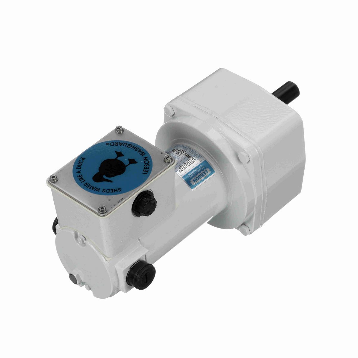 LEESON White Duck™ Parallel Shaft Gearmotor, 0.13 HP, 12 V, 14 RPM, 31 Frame - M1125273.00