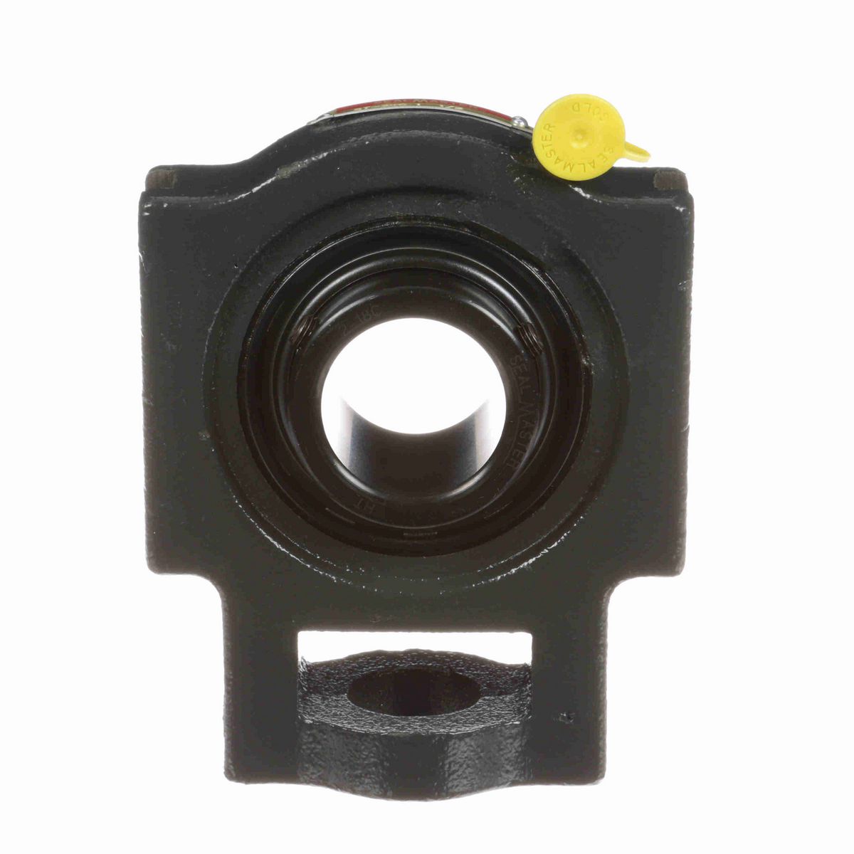 Sealmaster Mounted Cast Iron Wide Slot Take Up Ball Bearing - 52100 Bearing Steel, Black Oxided - Setscrew Lock - ST-24C