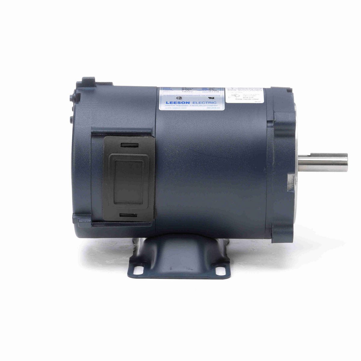LEESON Low Voltage Motor, 0.25 HP, 12 V, 1800 RPM, S56C Frame, TENV - 108045.00