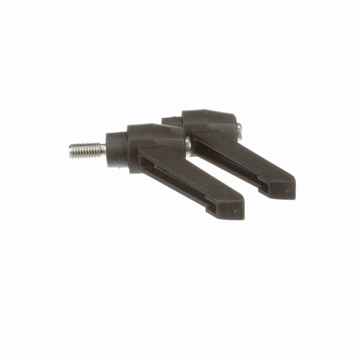 System Plast Ratchet Handle (Male); Thread: M10 x 1.5, Handle Length: 3.13-in Stud Length: 0.79-in, Color: Black - RH-30-BK-MSM10-20