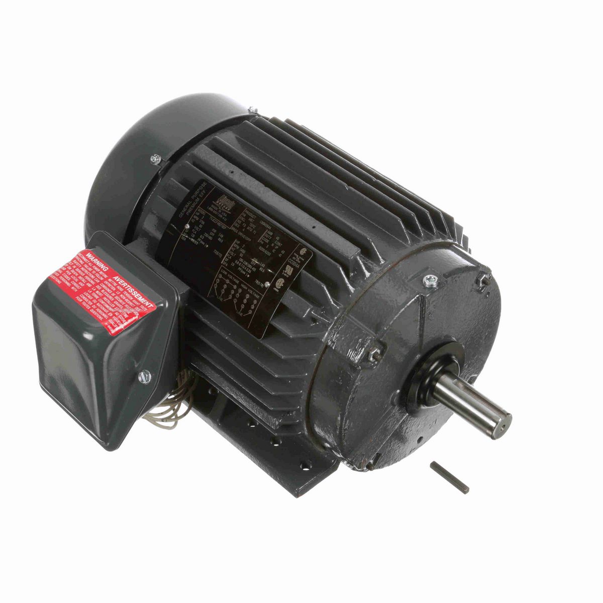 LEESON General Purpose Motor, 2 & 2 HP, 3 Ph, 60 & 50 Hz, 230/460 & 190-208/380-415 V, 1800 & 1500 RPM, 145T Frame, TEFC - LM34264