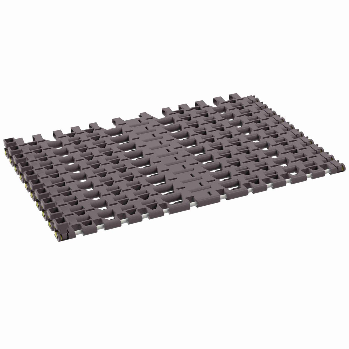 Rexnord 7956GT Side-flexing Flush Grid, Material: Brown High Performance, Width: 18in, Pitch: 1.25in - 10324708