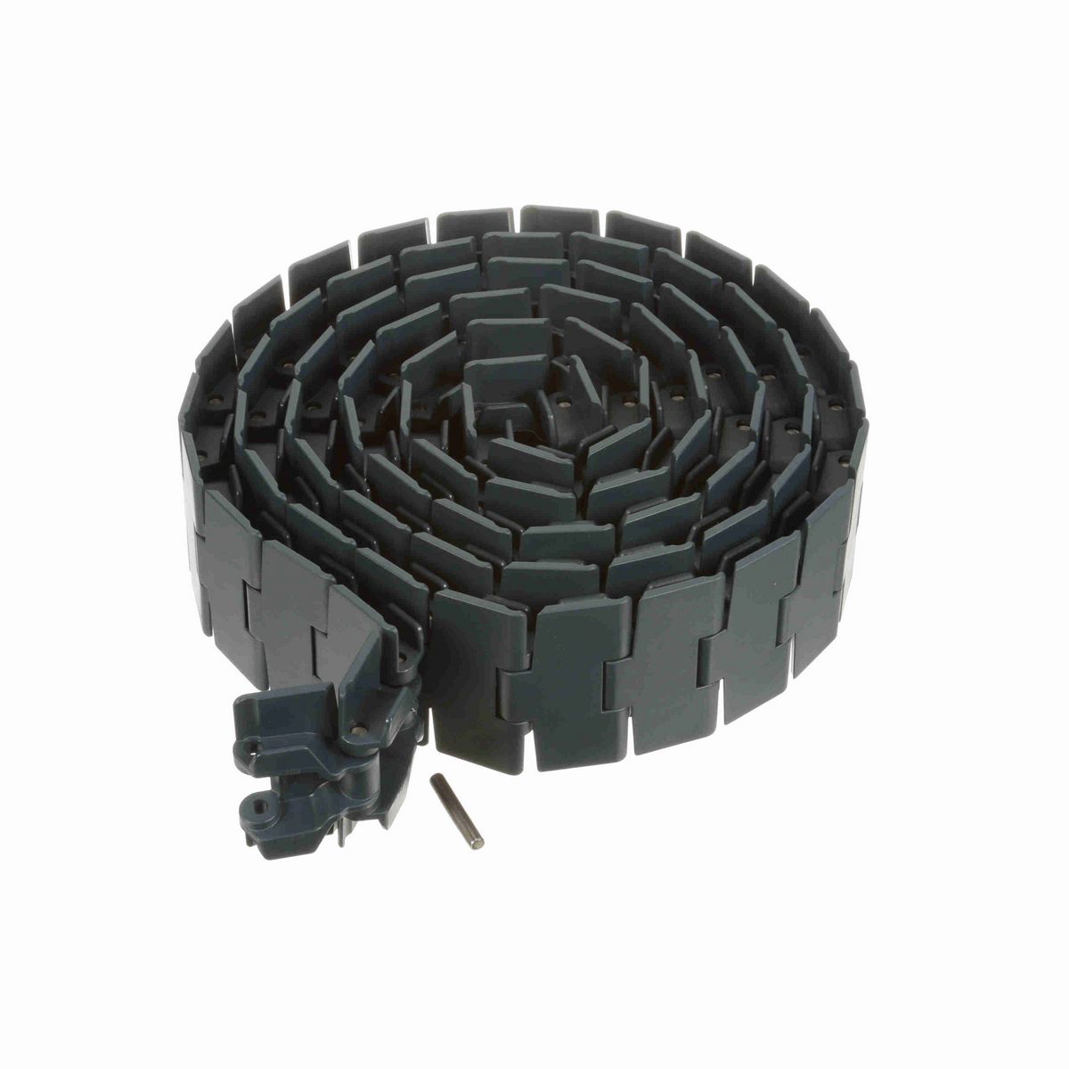 System Plast 880TAB Side-flexing Solid Top, Material: NG evo (Gray Blue), Width: 3.3in, Pitch: 1.5in - NGE880TAB-K330