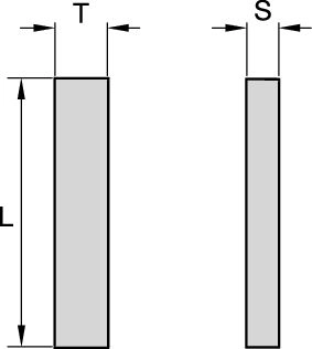Carbide Flat and Insert Blanks Kennametal Flat Blank - Style DA [2564922]