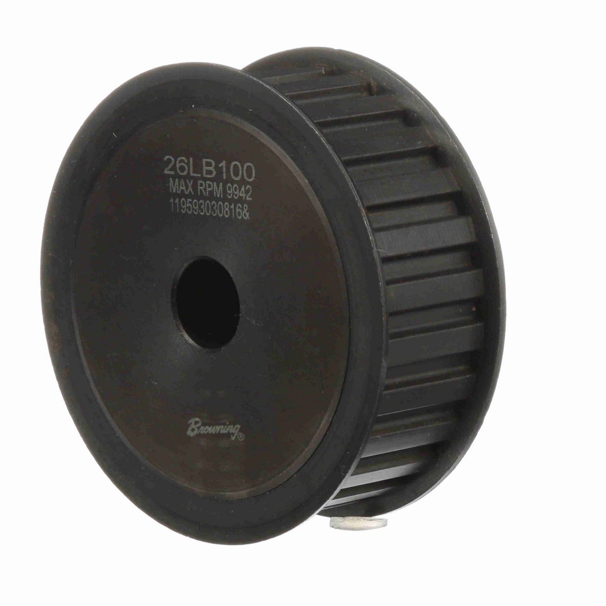 Browning Steel Rough Bore Gearbelt Pulley - 26LB100