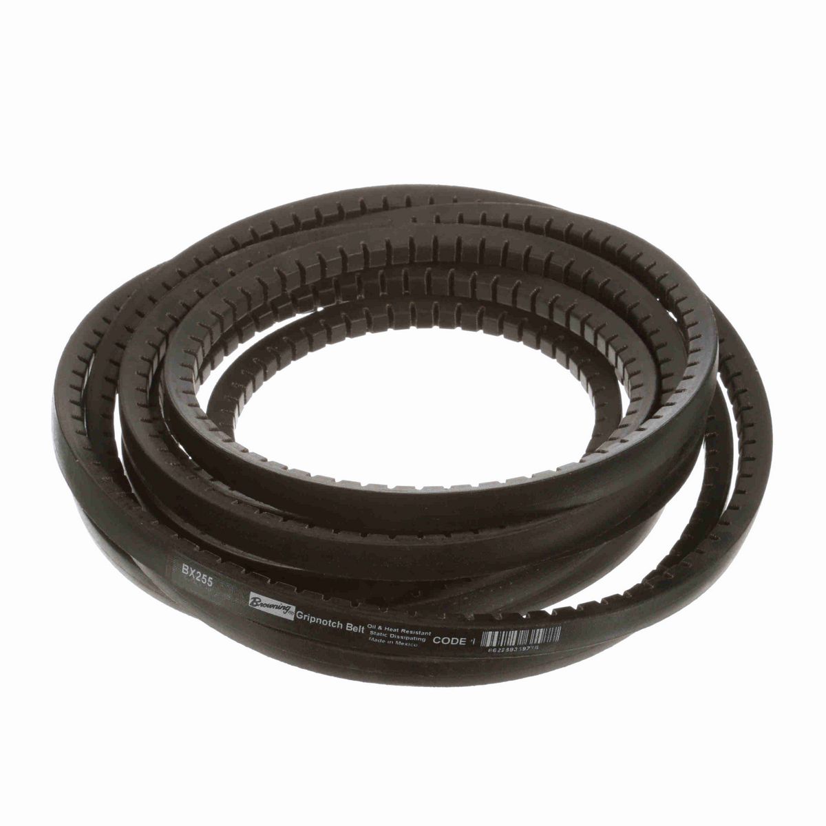 Browning EPDM Notched Belt 98% Efficient - BX255