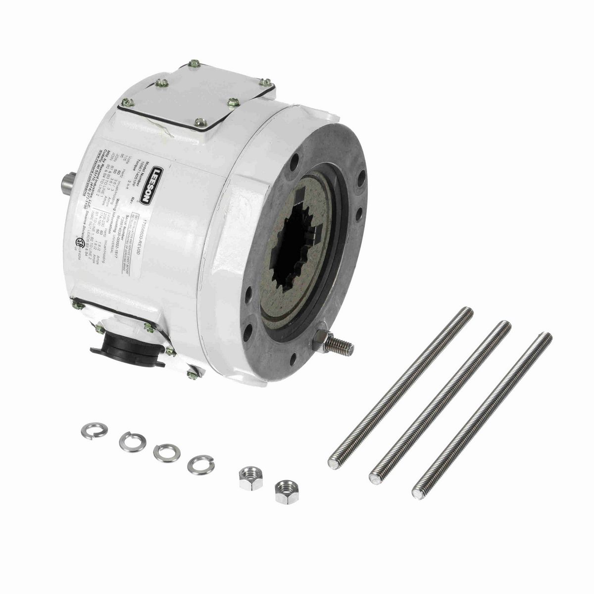 LEESON 3 LB-FT COUPLER BRAKE.56C.NEMA4X/IP55/BISSC.115/230V.1PH.ALUMINUM STEARNS 1056704051PF - 175566.00