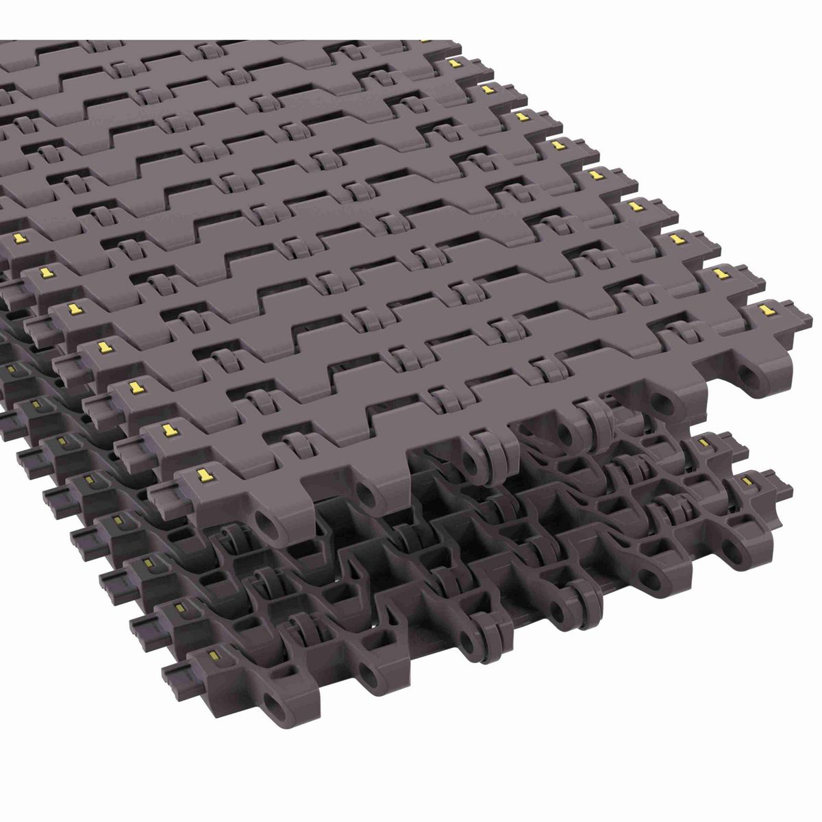 Rexnord 7963ST Side-flexing Low Backline Pressure, Material: Brown High Performance, Width: 12in, Pitch: 1.5in - 10324716