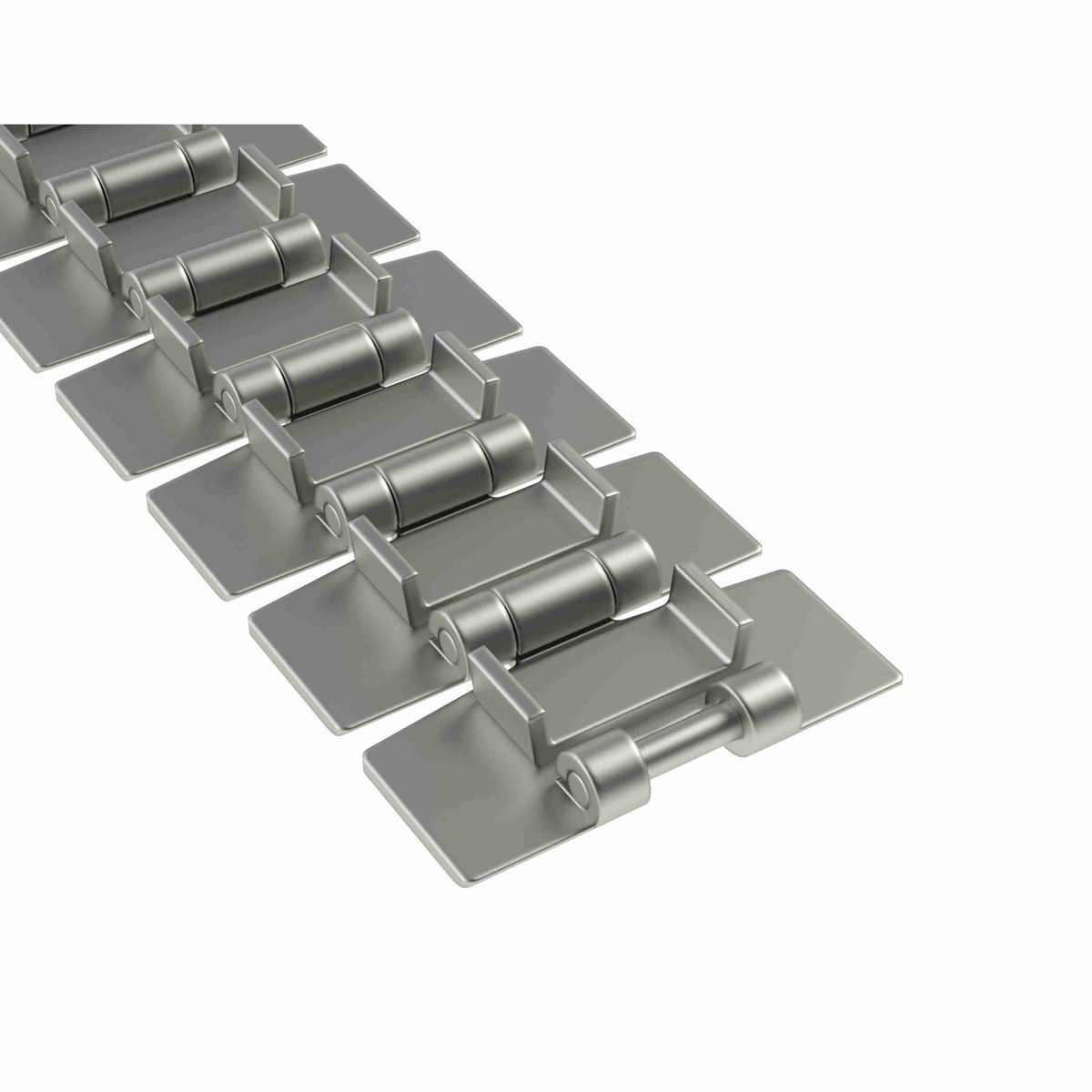 Rexnord 881B Side-flexing Solid Top, Material: Austenitic Stainless Steel, Width: 3.25in, Pitch: 1.5in - 765.32.31