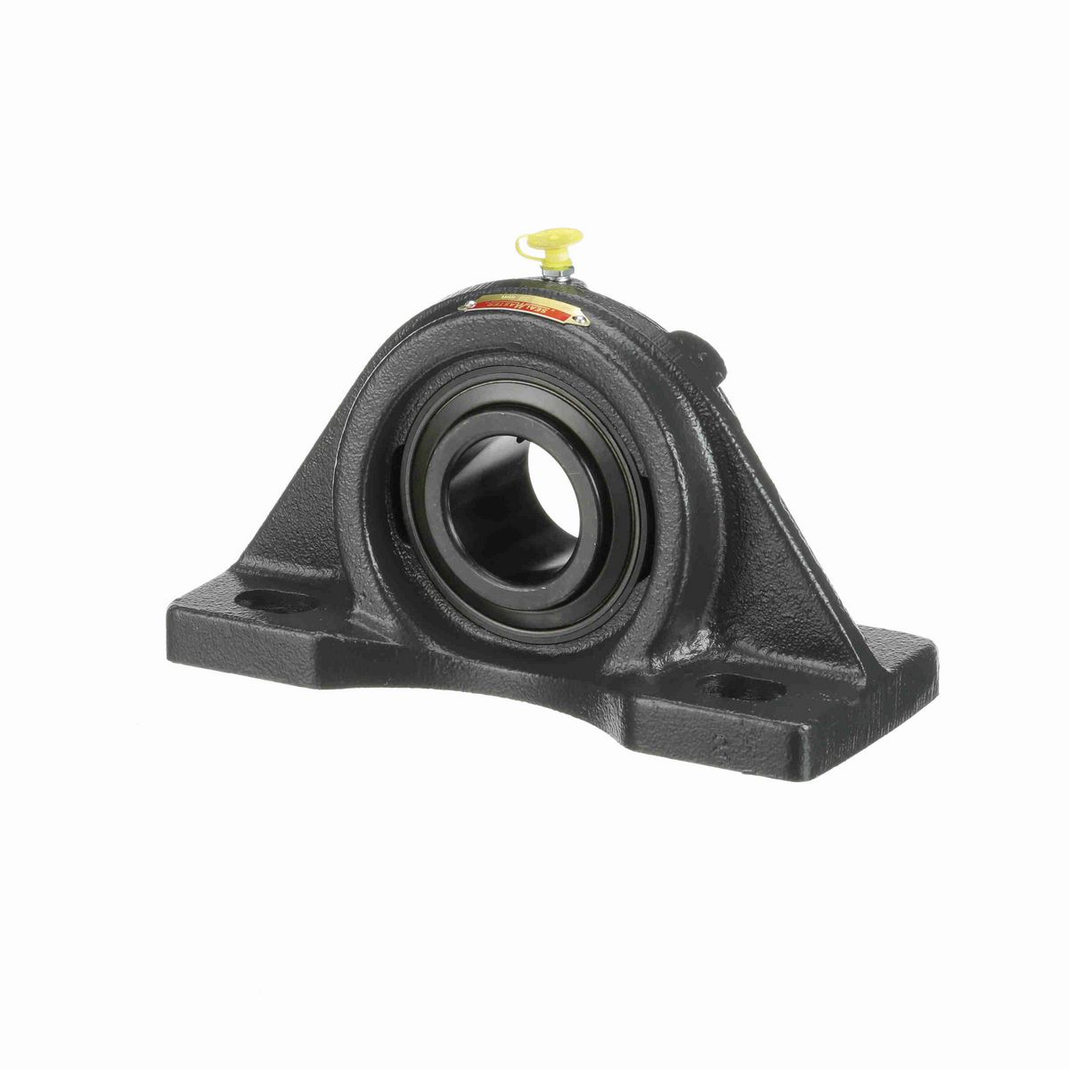 Sealmaster Mounted Cast Iron Four Bolt Pillow Block Ball Bearing - 52100 Bearing Steel, Black Oxided - Setscrew Lock - MFP-310