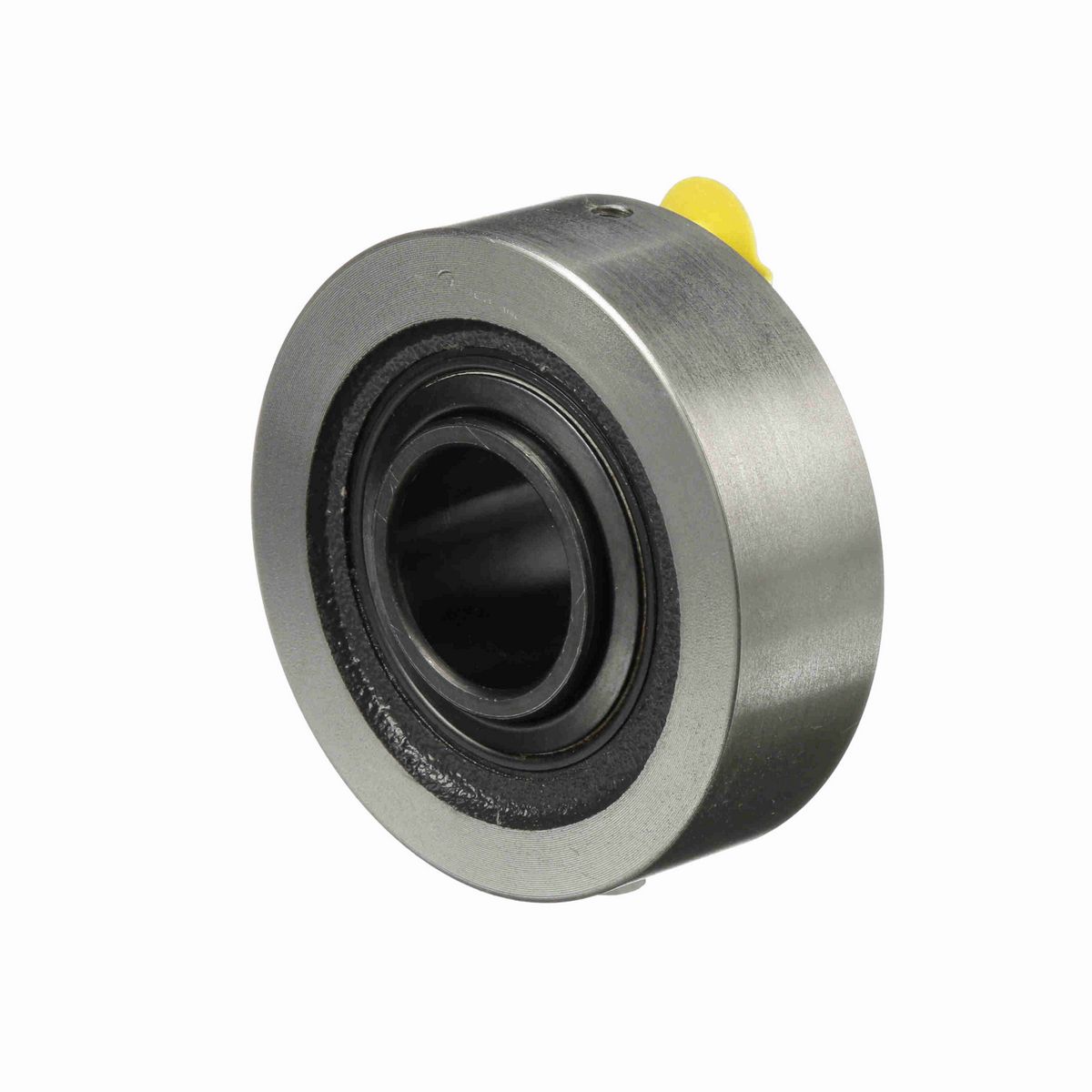Sealmaster Mounted Cast Iron Cylindrical Cartridge Ball Bearing - 52100 Bearing Steel, Black Oxided - Setscrew Lock - SC-20R