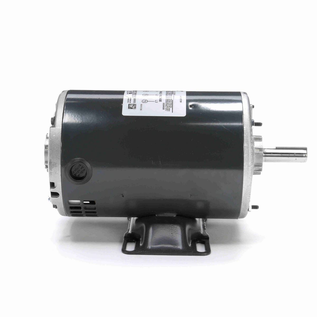 LEESON General Purpose Motor, 1 HP, 3 Ph, 60 Hz, 575 V, 1800 RPM, 56 Frame, DP - K049
