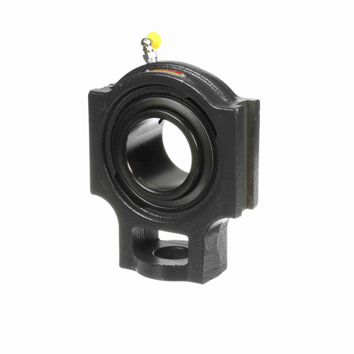Sealmaster Mounted Cast Iron Wide Slot Take Up Ball Bearing - 52100 Bearing Steel, Black Oxided - Setscrew Lock - ST-216