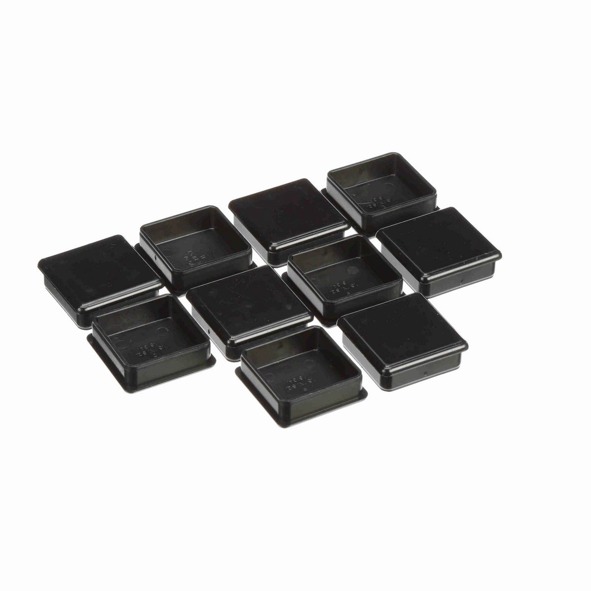 System Plast Tube Cap (Square); Series: VG-560, Thread: N/A for a 1-1/2 Sq. Tube w/ 0.120" Wall Thickness - VG-560-1.5-16