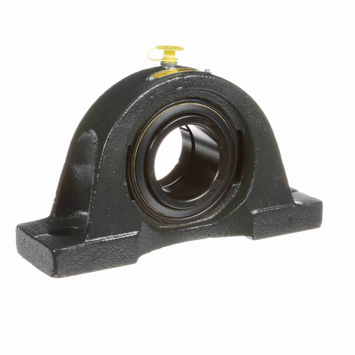 Sealmaster Mounted Cast Iron Two Bolt Pillow Block Ball Bearing - 52100 Bearing Steel, Black Oxided - Concentric Lock - Air Handling Housing Fit, Noise Tested - NP-31T CXU