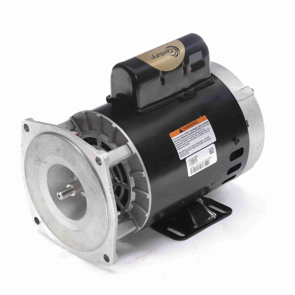 Century Pool Pump Motor, 3/4 HP, 1 Ph, 60 Hz, 230/115 V, 3600 RPM, M56Y Frame, DP - B662