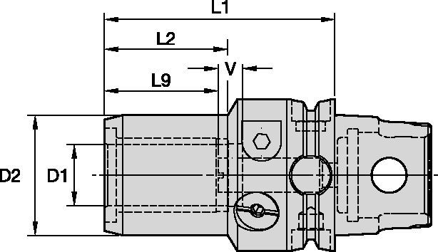 High-Performance Line - KM-TS Kennametal Hydraulic Chuck - Standard Line [2388647]