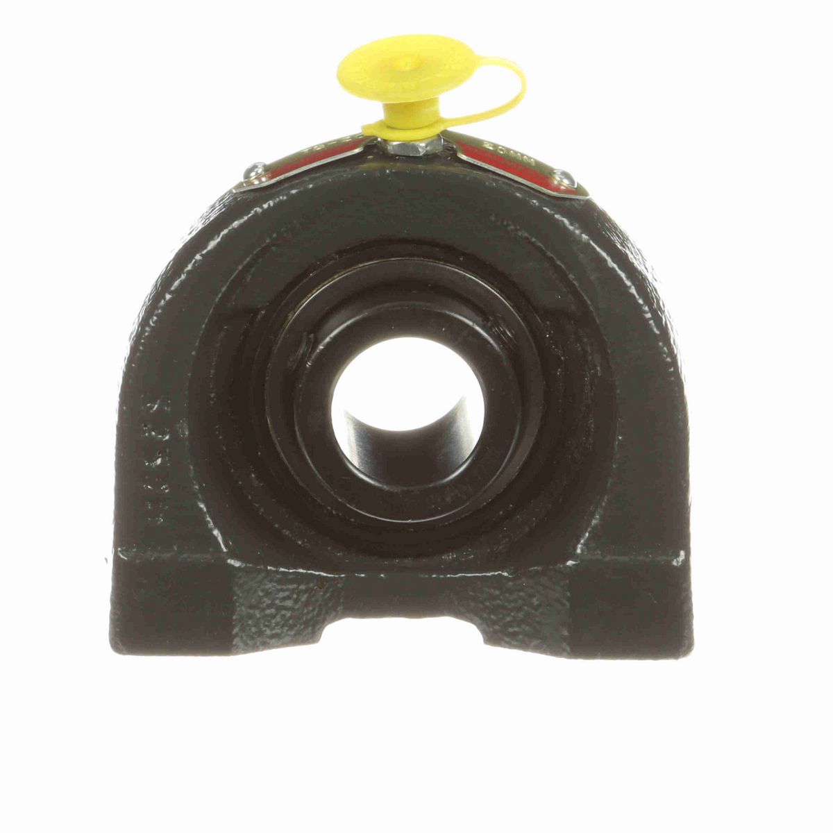 Sealmaster Mounted Cast Iron Tapped Base Pillow Block Ball Bearing - 52100 Bearing Steel, Black Oxided - Setscrew Lock - TB-204
