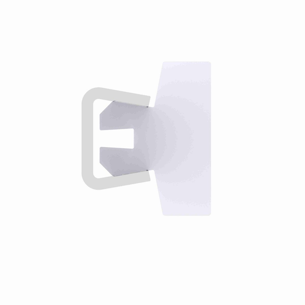 System Plast Tee Guide Rail: 1"W X 0.83"H X 240"L White UHMW-PE - VG-SST-1.00-20