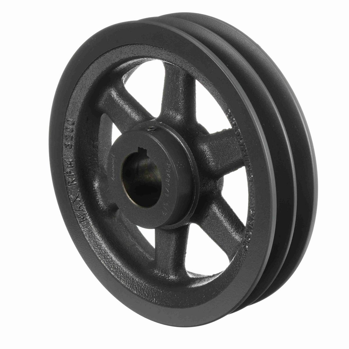 Browning 2 Groove Cast Iron FHP - Finished Bore Sheave - 2BK80X 1 3/8